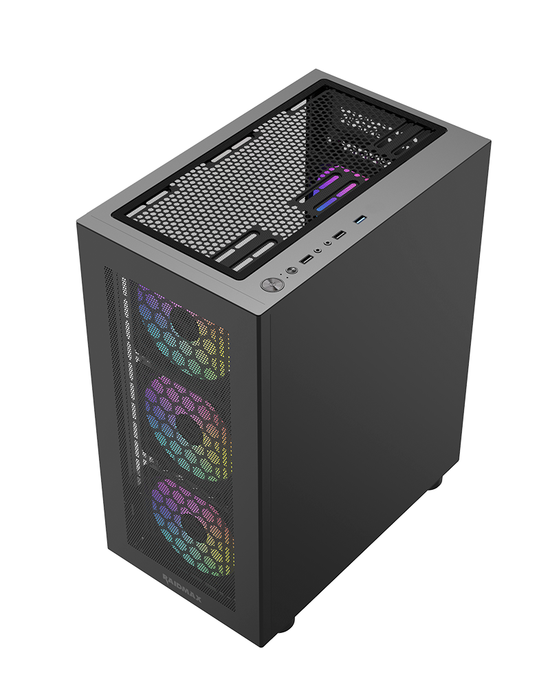 RAIDMAX Vector V213M Mid Tower Micro-ATX PC Case,Black