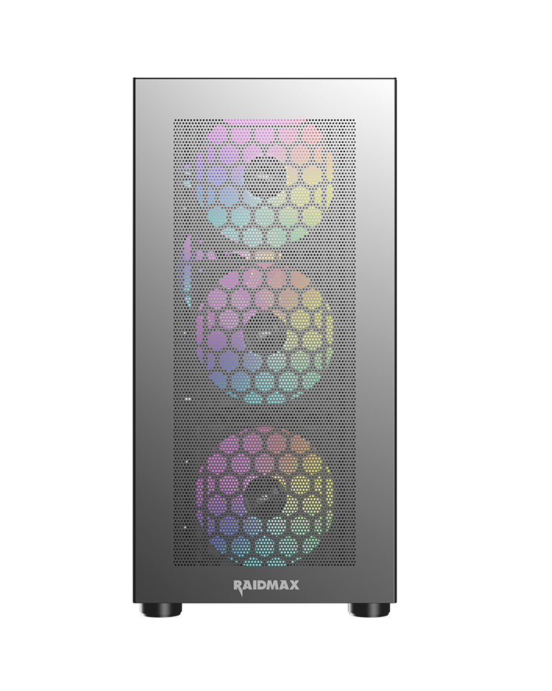 RAIDMAX Vector V213M Mid Tower Micro-ATX PC Case,Black