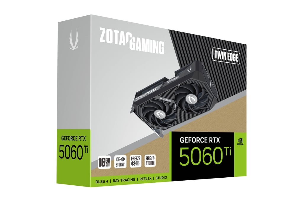 ZOTAC Gaming GeForce RTX 5060 Ti 16GB Twin Edge GDDR7