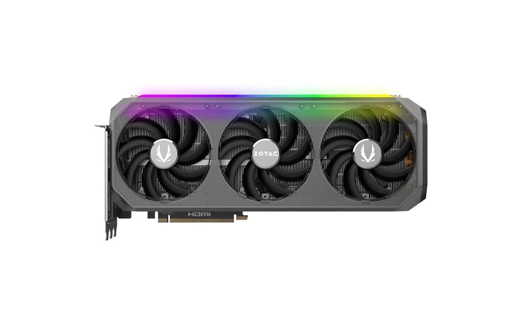 ZOTAC GAMING GeForce RTX 5080 AMP Extreme INFINITY Graphics Card, 16GB GDDR7 256-Bit Memory, 2670MHz Engine Clock, 30 Gbps Memory Clock, 10752 CUDA Cores, PCI Express 5.0 x16 | ZT-B50800B-10P
