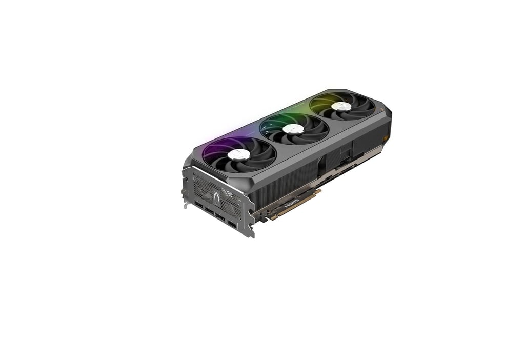 ZOTAC GAMING GeForce RTX 5080 AMP Extreme INFINITY Graphics Card, 16GB GDDR7 256-Bit Memory, 2670MHz Engine Clock, 30 Gbps Memory Clock, 10752 CUDA Cores, PCI Express 5.0 x16 | ZT-B50800B-10P