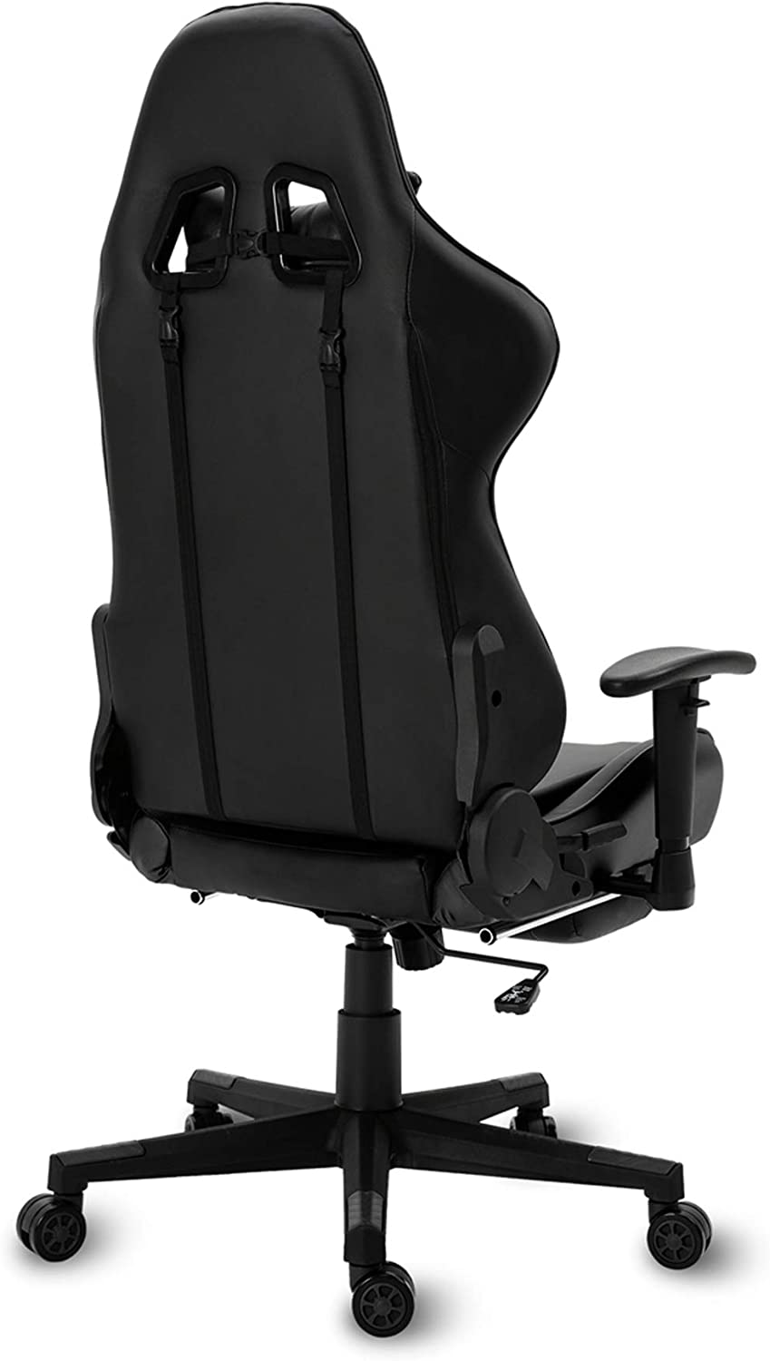 WeGuard Massage Gaming Chair Racing Office Computer Game-Black - Games Corner