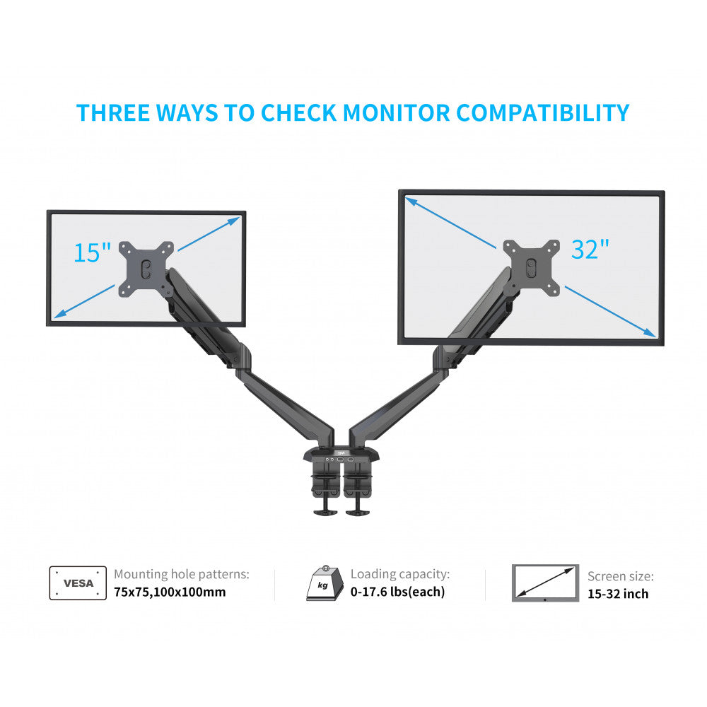 Devo Gaming Monitor Arm - 2 Arms - Games Corner
