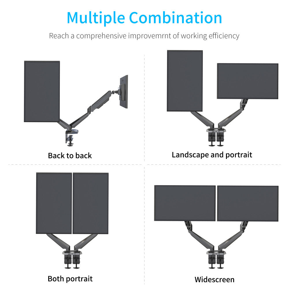 Devo Gaming Monitor Arm - 2 Arms - Games Corner