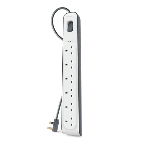 Belkin 6 Outlet Surgemaster Strip 2M - Games Corner