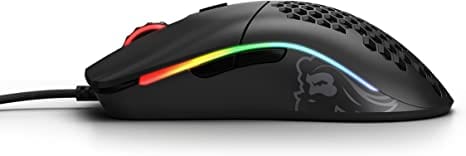 Glorious Gaming Mouse - Model O Minus 58 g Superlight Honeycomb Mouse, Mouse with Lights -Matte Black Mouse, USB Gaming Mouse - Games Corner