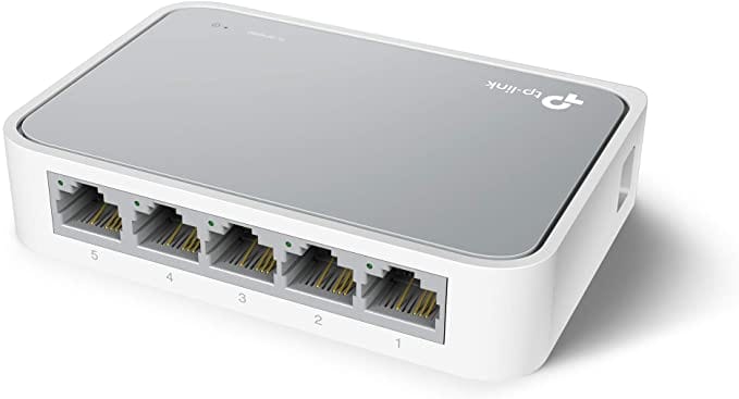 TP-Link 5 Port 10/100 Mbps Fast Ethernet Switch | Desktop Ethernet Splitter | Ethernet Hub | Plug & Play | Fanless Quiet | Desktop Design - Games Corner