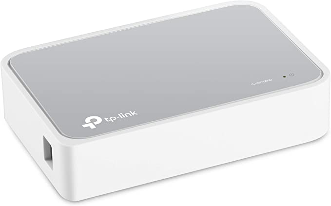 TP-Link 5 Port 10/100 Mbps Fast Ethernet Switch | Desktop Ethernet Splitter | Ethernet Hub | Plug & Play | Fanless Quiet | Desktop Design - Games Corner