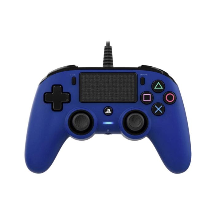 Nacon Wired compact Controller PS4 - Blue - Games Corner