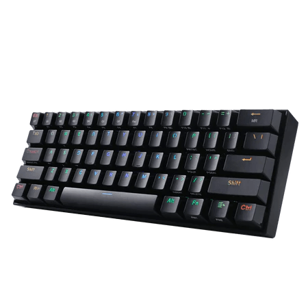 Redragon K530 Draconic 60% Compact RGB Wireless Mechanical Keyboard, 61 Keys Bluetooth Gaming Keyboard - Games Corner