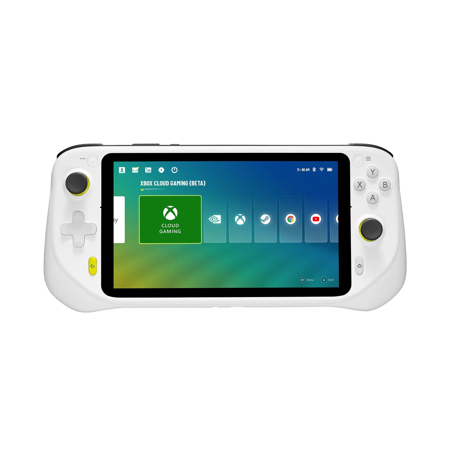 Logitech G Cloud Handheld Portable Gaming Console with Long-Battery Life, 1080P 7-Inch Touchscreen, Lightweight Design, Xbox Cloud Gaming, NVIDIA GeForce NOW, Google Play - Games Corner