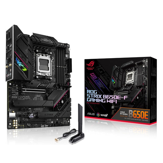 Asus ROG STRIX B650E-F GAMING WIFI AMD RYZEN WIFI6E DDR5 PCIE 5.0 READY,ATX-0MB1BQ0-M0EAY0