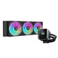 DeepCool Mystique 360mm ARGB Liquid Cooler - Black - LCD Display -