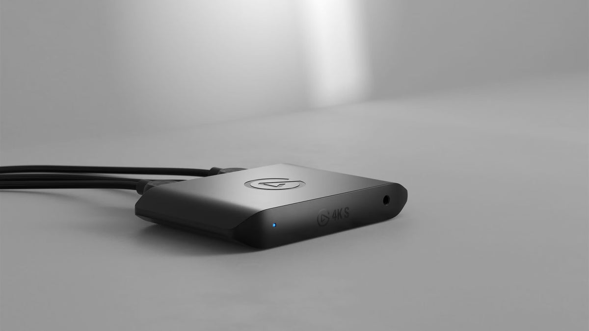 Elgato 4K S Capture Card for PS5, Xbox Series X/S, Switch 2 | 4K60 Capture, 1440p120 or 1080p240 Passthrough, HDR10 Support, Near-Zero Latency, USB-C, Analog Audio Input