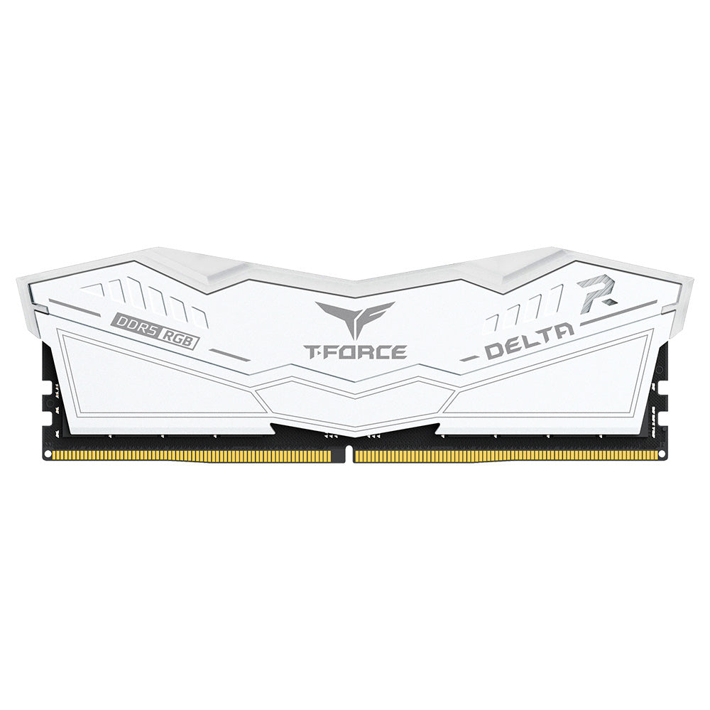 TEAMGROUP T-Force Delta RGB DDR5 Ram 32GB (2x16GB) 6200MHz PC5-49600 CL38 Desktop Memory Module Ram for 600 700 Series Chipset XMP 3.0 Ready White-GC