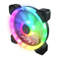 Cougar Vortex ARGB VX 120 ARGB Case Fan, Dynamic HDB Rearing, Anti-Vibration Damper, ARGB SYNC with Motherboard Lighting Software - Black