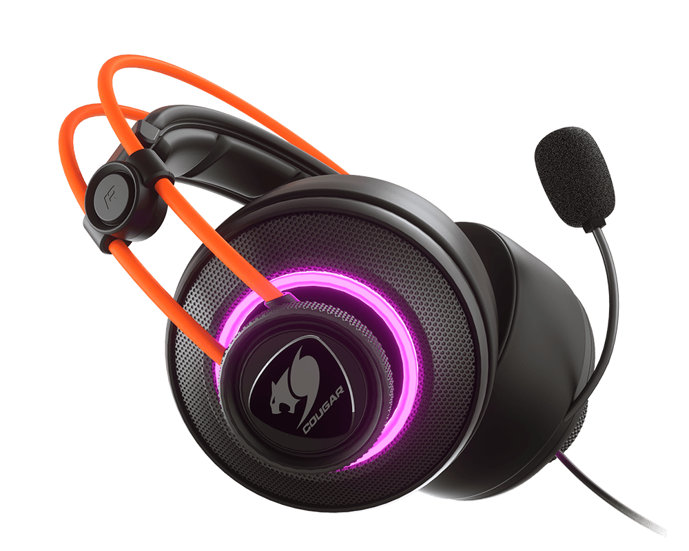 Cougar Immersa Pro Prix Wired On Ear Gaming Headset Black