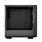DeepCool CG540 Mid Tower Tempered Glass Side & Front Window Panel Case, 175mm, Addressable RGB LED Fans, 2xUSB 3.0, ATX PS2, Black.