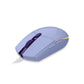 Logitech G203 Wired Gaming Mouse, 8,000 DPI, Rainbow Optical Effect LIGHTSYNC RGB, 6 Programmable Buttons, On-Board Memory, Screen Mapping, PC/Mac Computer and Laptop Compatible-Lilac