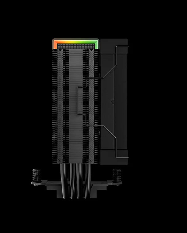 Deepcool AK400 Digital CPU Air Cooler Mighty 220W TDP 4 Copper Heatpipes Single-Tower CPU Cooler With Status Display Screen And ARGB Led Strips 120mm FDB Fan For LGA 1700/1200/1151/1150/1155/Am5/Am4