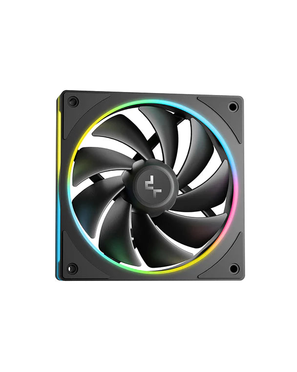 Deepcool LM360 AIO LCD ARGB Liquid Cooler, 2.4" IPS LCD Display, 6th-generation Pump, 2500～3600 RPM±10%, 66.23 CFM Fan Airflow, 3.27 mmAq Fan Air Pressure, Hydro Bearing, Black  R-LM360-BKDMMC-1