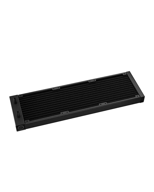 DeepCool LE360 V2 Liquid CPU Cooler, 360mm Radiator, 3x 120mm Pre-Installed aRGB Fan, 2100 RPM Fan Speed, 75.89 CFM Fan Airflow, Hydro Bearing Type, Anti-Leak Technology, Black