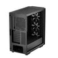 DeepCool CG540 Mid Tower Tempered Glass Side & Front Window Panel Case, 175mm, Addressable RGB LED Fans, 2xUSB 3.0, ATX PS2, Black.