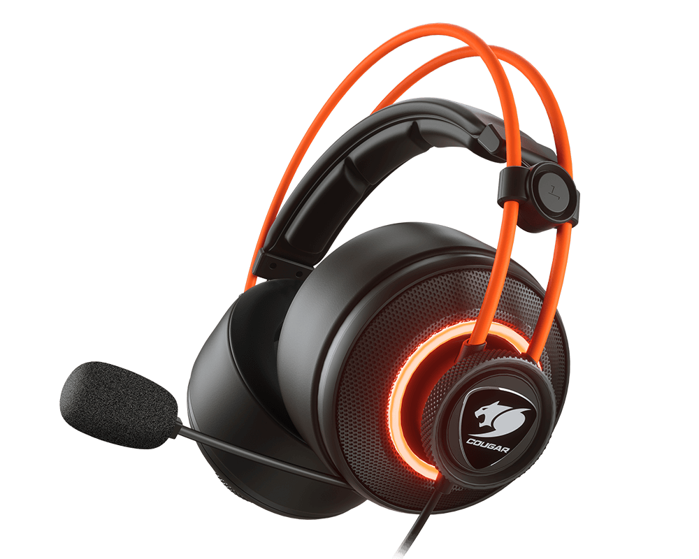 Cougar Immersa Pro Prix Wired On Ear Gaming Headset Black