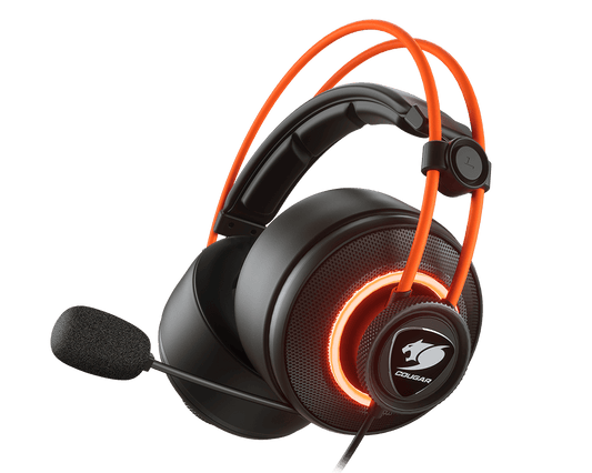 Cougar Immersa Pro Prix Wired On Ear Gaming Headset Black
