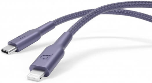 Powerology New Braided Type-C to Lightning Cable, 1.2M Length, PD 60W, 30000+ Bends, Fast Charging,P23BRCL12PU