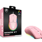 Cougar Minos XT Gaming Mouse, Six Fully Customizable Buttons, 4000 DPI, 3 zone 16.8 million colors, ADNS-3050 Optical - Pink