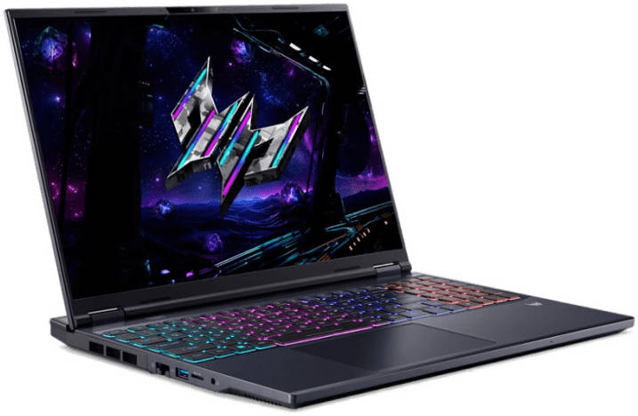 Acer Predator Helios Neo 16 AI Gaming Laptop Intel Core Ultra 9 275Hx 16GB 1TB SSD Nvidia 8GB GDDR7 RTX 5060 16-Inch WQXGA IPS 180Hz 1920 x 1200 180Hz (DOS)