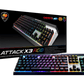 Cougar Attack X3 RGB Cherry MX RGB Backlit Mechanical Gaming Keyboard