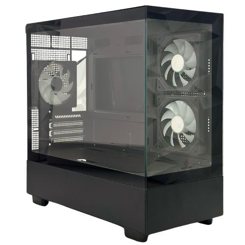 Wjcoolman Blade Micro-ATX Elite 3F ARGB PC Case  Black