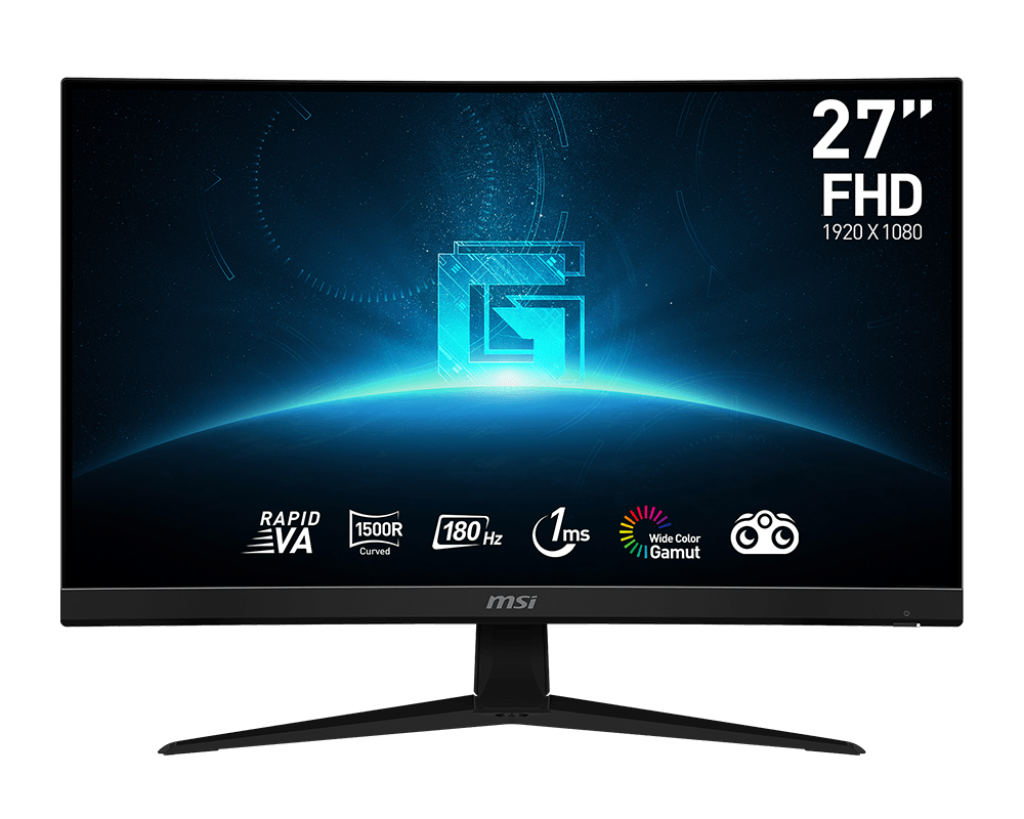 MSI G27C4 E3 Curved Black Gaming Monitor – 27″ FHD 180Hz Rapid VA