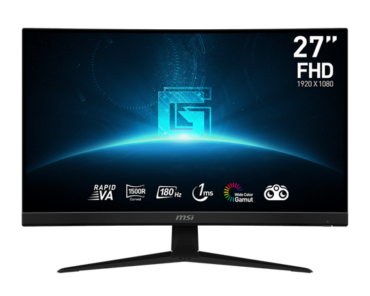 MSI G27C4 E3 Curved Black Gaming Monitor – 27″ FHD 180Hz Rapid VA