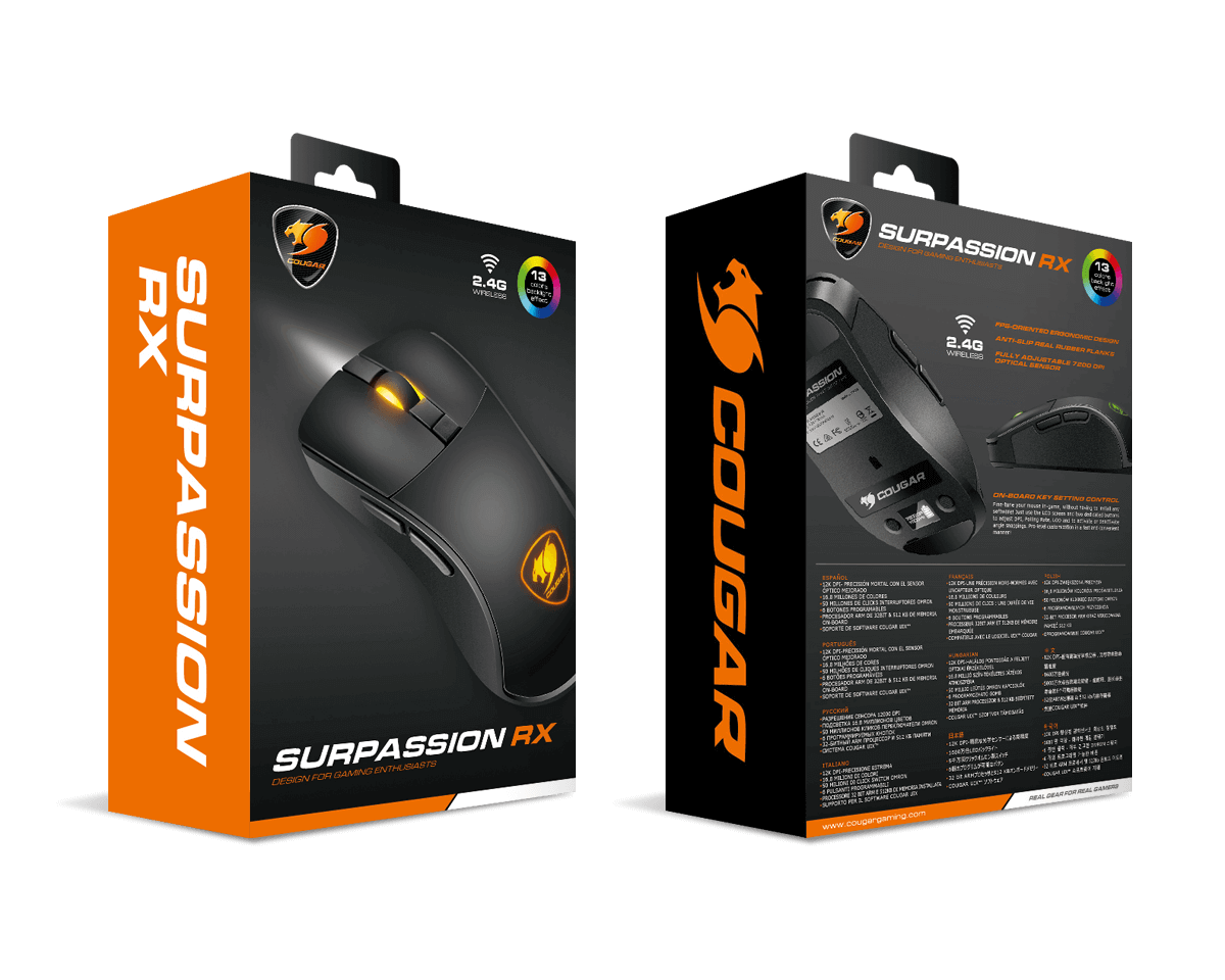 COUGER SURPASSION RX Wireless Optical Gaming Mouse