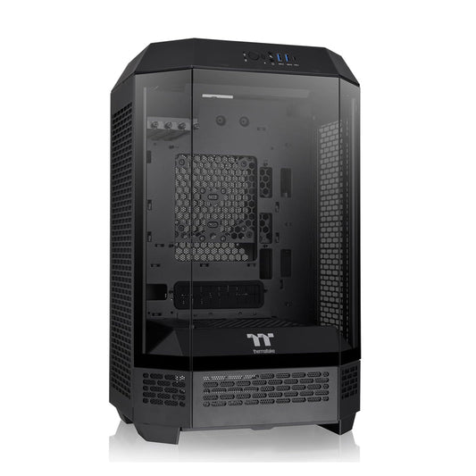 Thermaltake Tower 300 Black Micro-ATX Case; 2x140mm CT Fan Included; Support Up to 420mm Radiator; Optional Chassis Stand Kit Allows Horizontal Display-GC