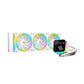 DeepCool LQ360 AIO Liquid CPU Cooler, Segment LCD Display, 360mm Radiator,White