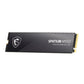 MSI SPATIUM M560 PCIe 5.0 NVMe M.2 Internal SSD, 2TB Capacity, Up to 10300 MB/s Sequential Read & 8700 MB/s Sequential Write Speed, 1200 TBW, 3D NAND Flash Memory