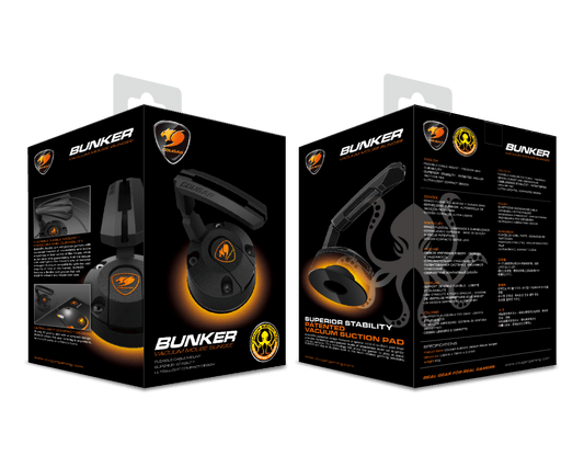 Cougar Bunker CG-MB-BUNKER-BLK Vacuum Mouse Bungee