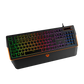 MEETION Gaming Keyboard with LED backlight RGB Magnetic Wrist Rest Keyboard for Gaming MT-K9520