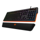 MEETION Gaming Keyboard with LED backlight RGB Magnetic Wrist Rest Keyboard for Gaming MT-K9520