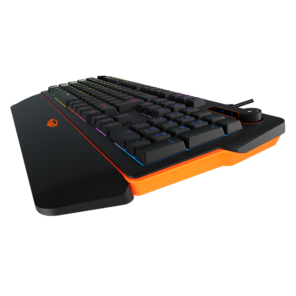 MEETION Gaming Keyboard with LED backlight RGB Magnetic Wrist Rest Keyboard for Gaming MT-K9520