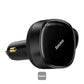 Baseus Enjoyment Retractable 2-in-1 Car Charger C+L 30W Black