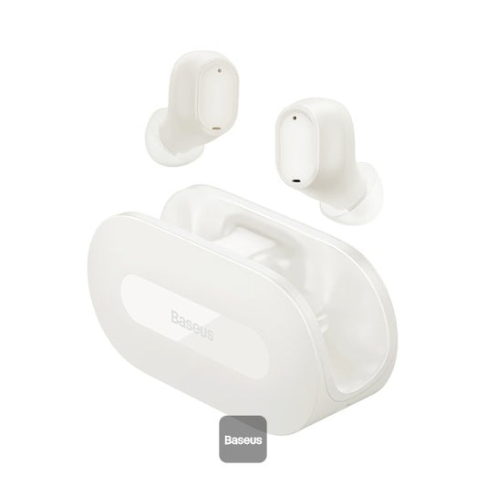 Baseus Bowie EZ10 True Wireless Earphones - White - Games Corner 
