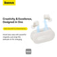 Baseus Bowie EZ10 True Wireless Earphones - White