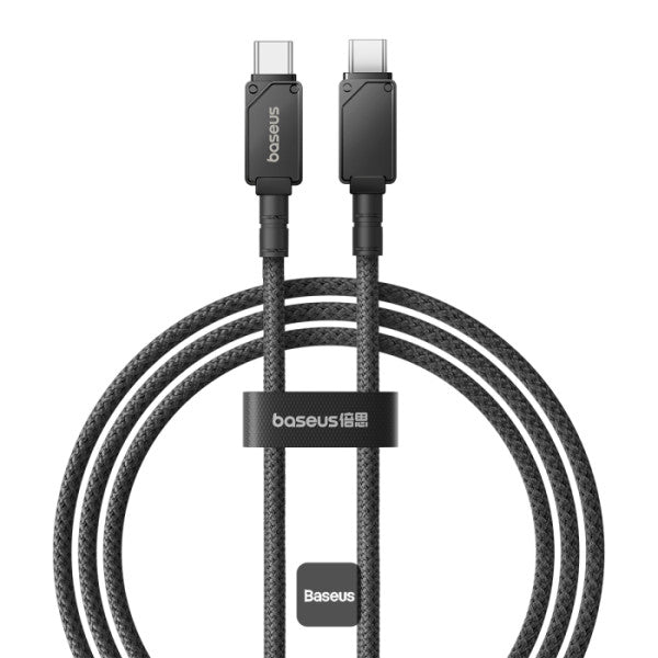 Baseus Unbreakable Series 100W PD Fast Charging Data Cable Type-C to Type-C 1M - Black