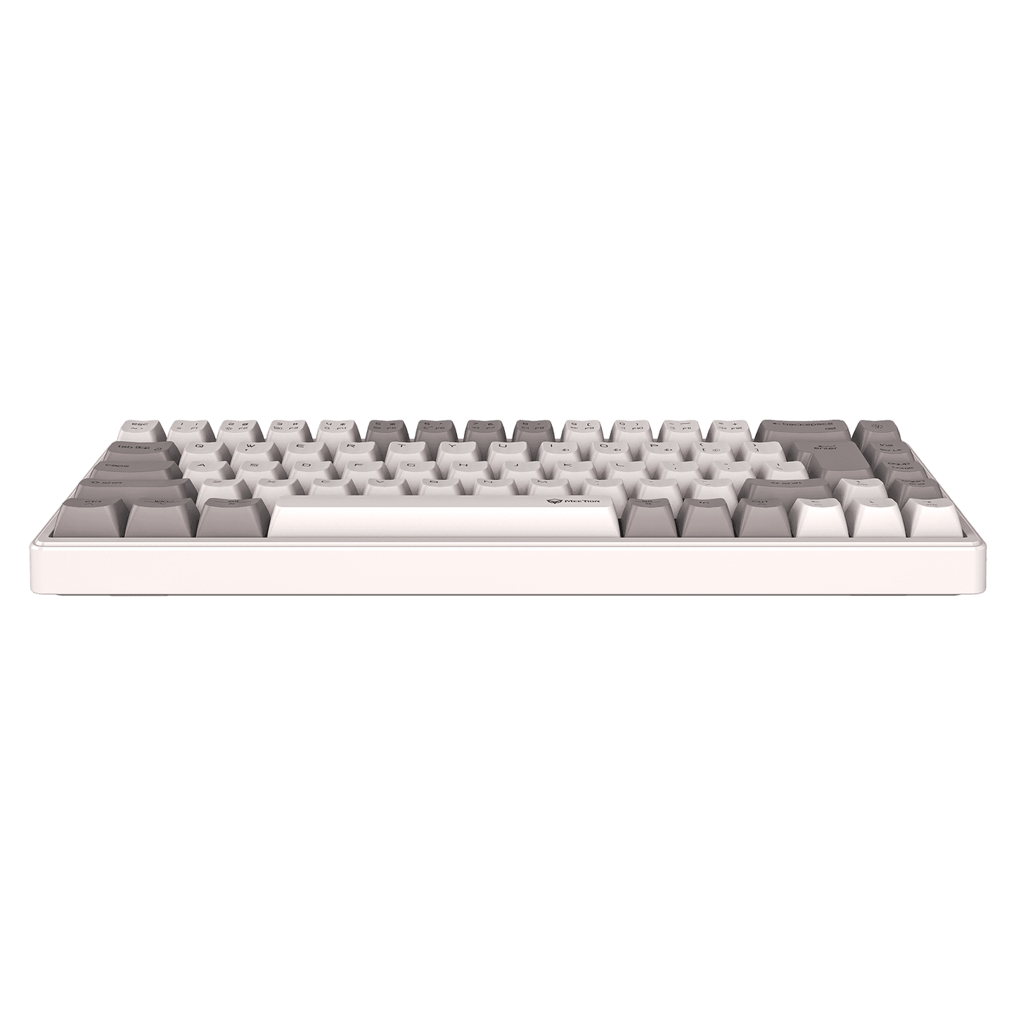MEETION MK12 White 65% Tri-Mode Wireless RGB Mechanical Gaming Keyboard– Arabic/English Layout