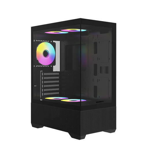 RAIDMAX Infinita i802 Air ATX Mid Tower PC Case,Black
